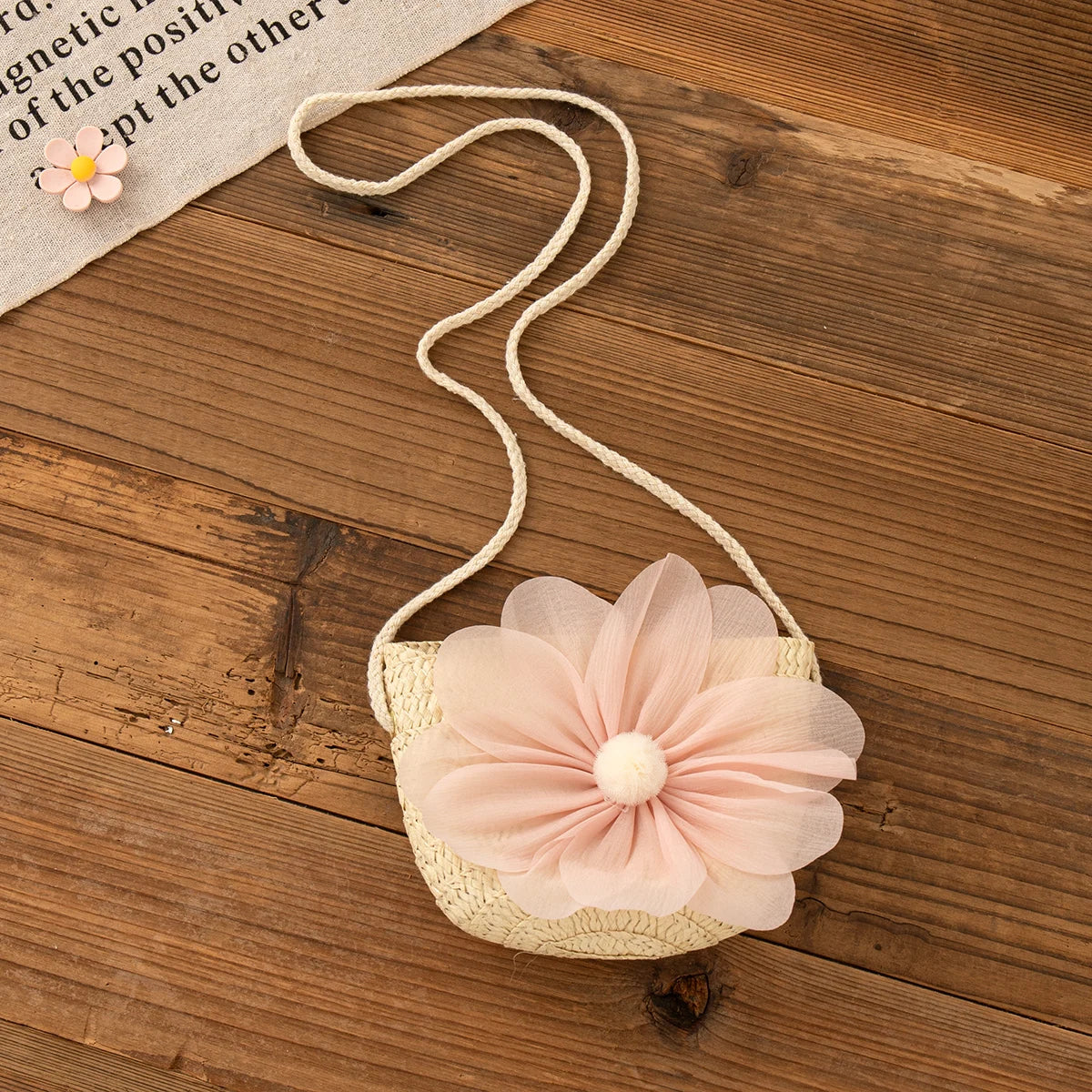 Robe Bébé Fille Fleurie d’Été + Petit Sac Offert (1–2 ans) – Coton/Polyester