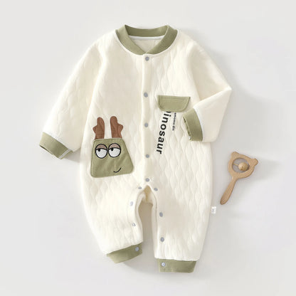 Combinaison Bébé Douillette en Coton – Chaleur & Confort pour Nouveau-né