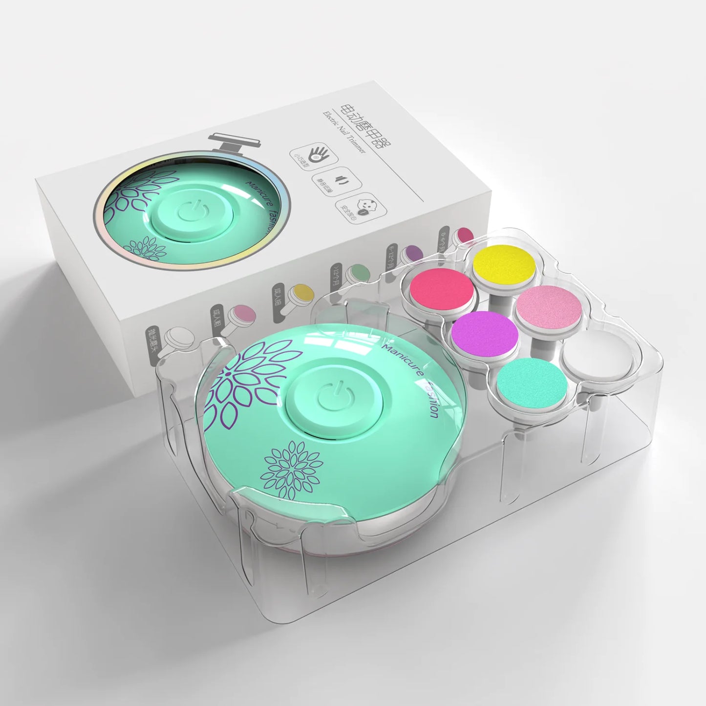 Kit manucure bébé électrique – Lime douce & sécuritaire – Pour nouveau-nés et bébés