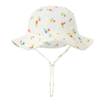 Chapeau Soleil Douce Protection™ – Bob en Coton pour Bébé (3–12 mois)