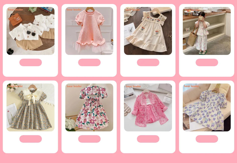 Robe Vintage Brodée Fleurie – Beige Crème (Fille)