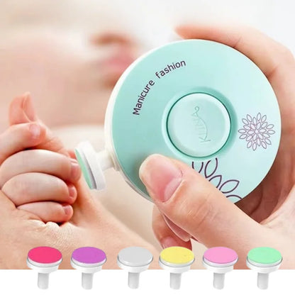 Kit manucure bébé électrique – Lime douce & sécuritaire – Pour nouveau-nés et bébés