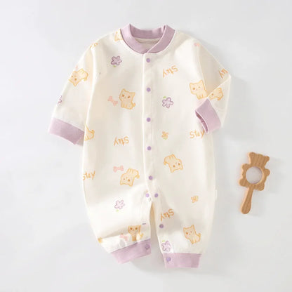 Combinaison Bébé Unisexe en Coton – Douce, Confortable & Élégante