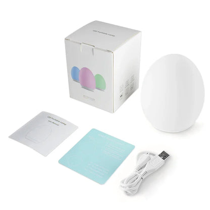 Veilleuse bébé tactile rechargeable RGB – Lampe de nuit douce avec télécommande