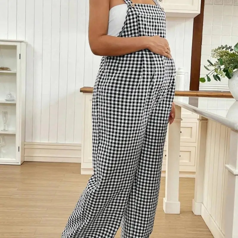 Salopette de maternité chic et confortable – Combinaison légère pour future maman