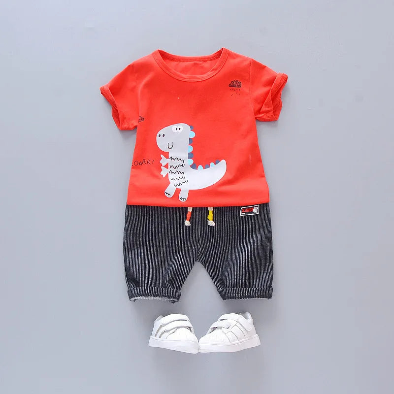 Ensemble Enfant Été – T-shirt à Manches Courtes & Short Confortable