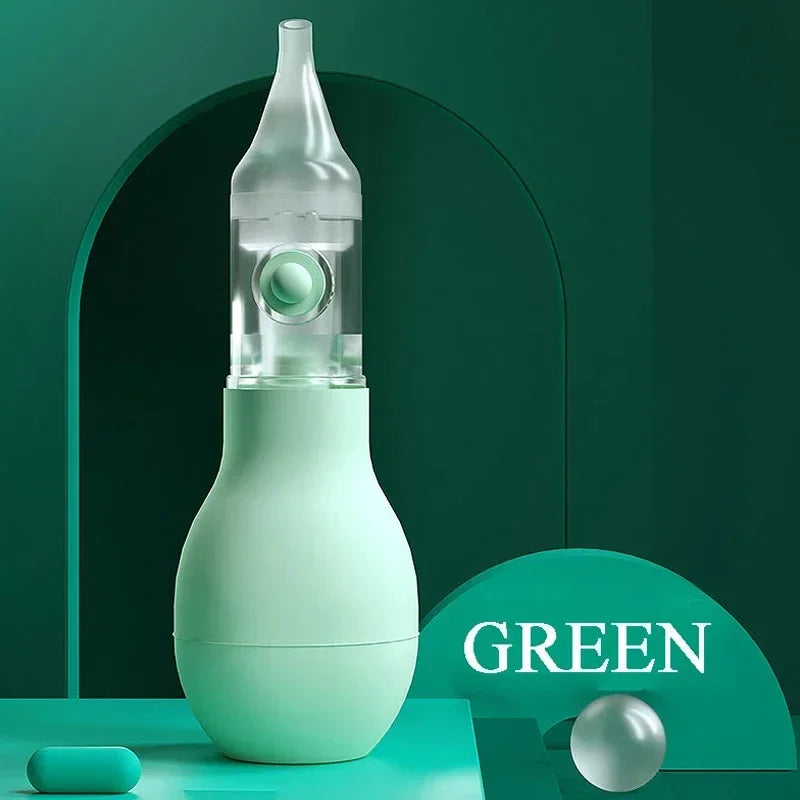 Aspirateur nasal bébé en silicone – Manuel anti-retour – Nettoyeur de nez doux