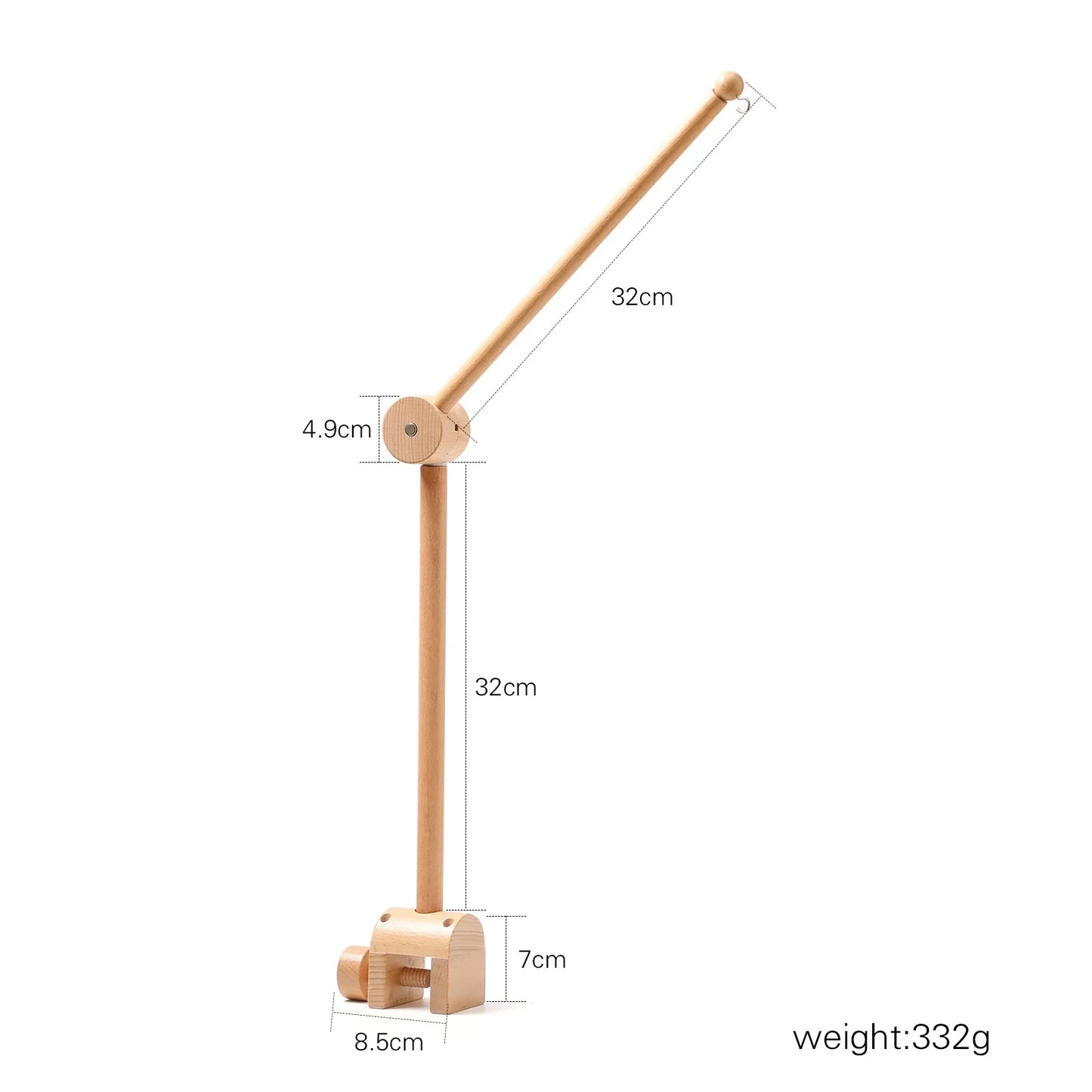 Mobile Musical Bébé en Bois – Doux, Apaisant & Naturel