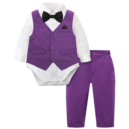 Ensemble cérémonie premium bébé garçon – Tenue habillée complète (noir)