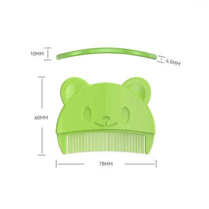 Accessoires de soins pour bébé – Peigne doux & brosse en silicone
