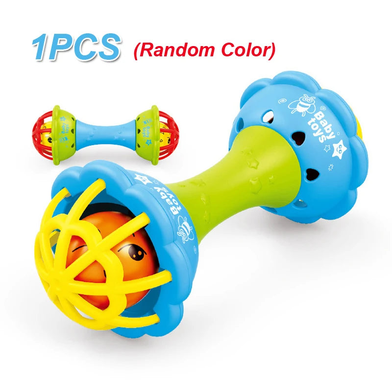 Hochet sensoriel bébé éducatif 0–12 mois – Jouet d’éveil sécurisé et coloré