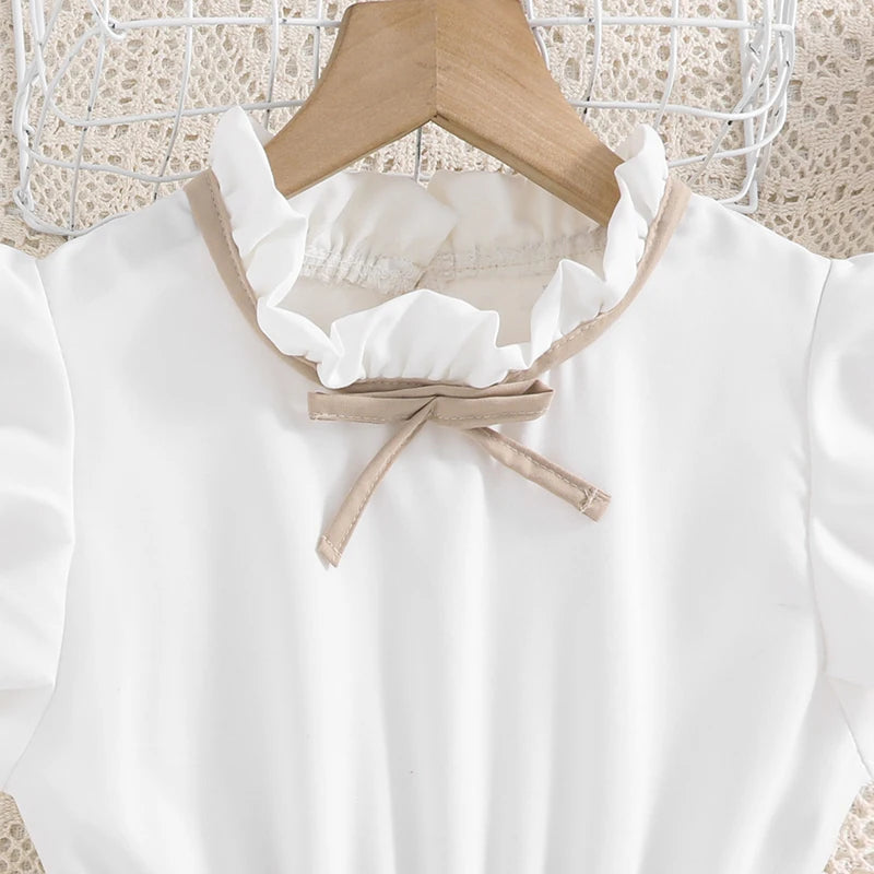 Ensemble chic jupe plissée – Style coréen (Fille)