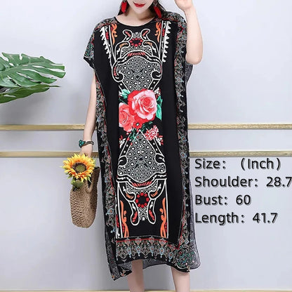 Robe de maternité bohème chic – Confort & élégance