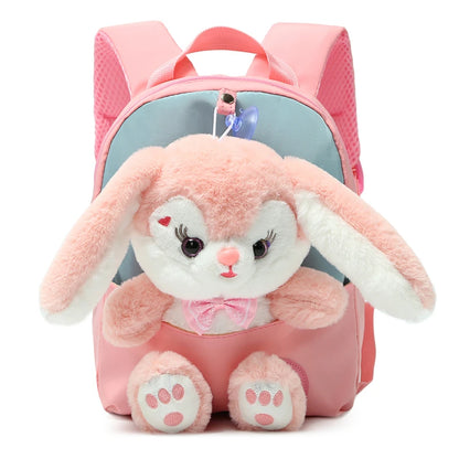 Sac à Dos Enfant Lapin 3D – Cartable Mignon et Doux pour Maternelle