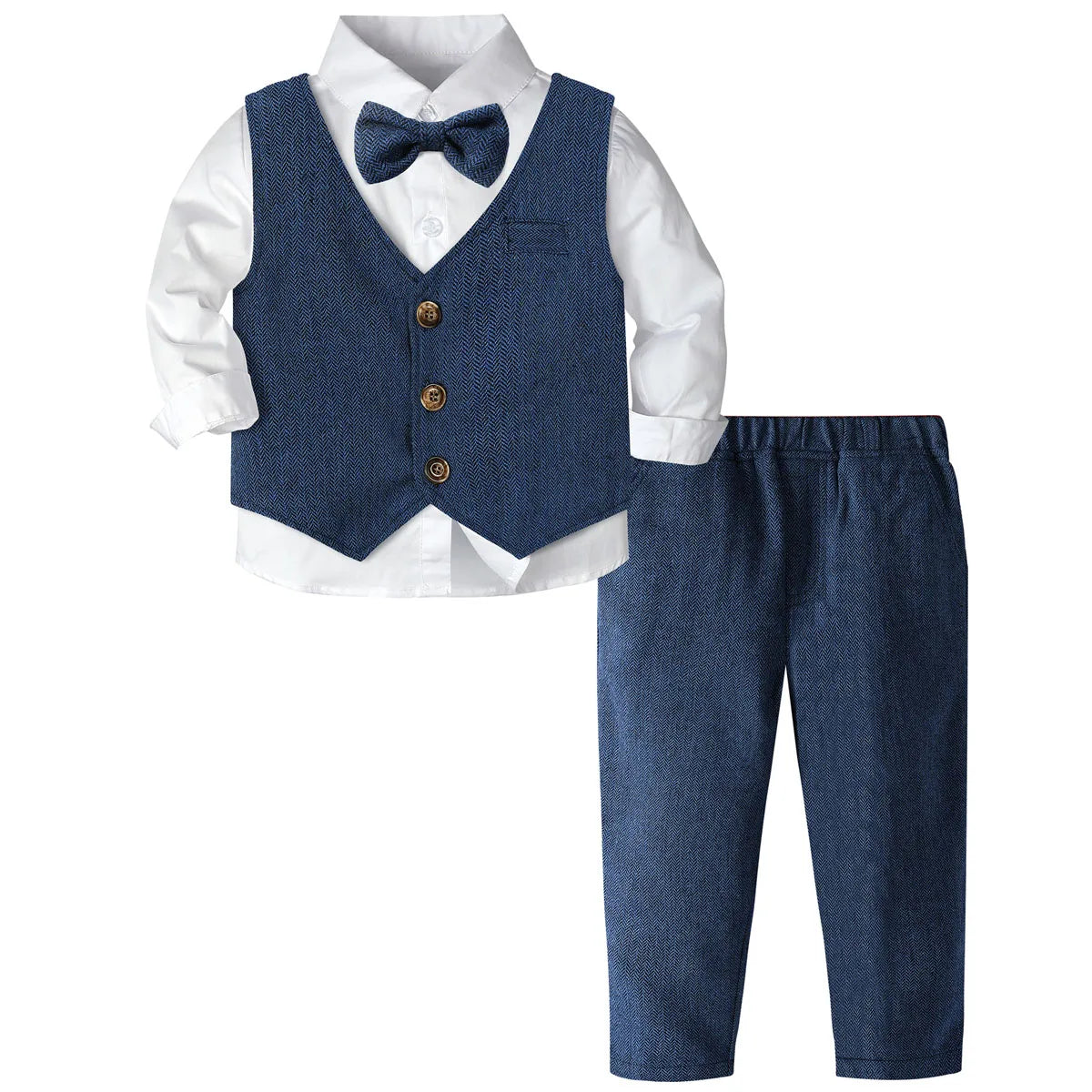 Ensemble de costumes pour bébés garçons, Blazer pour tout-petits, costumes de mariage pour nourrissons, tenue de baptême, smoking, ensembles de vêtements formels de noël pour enfants