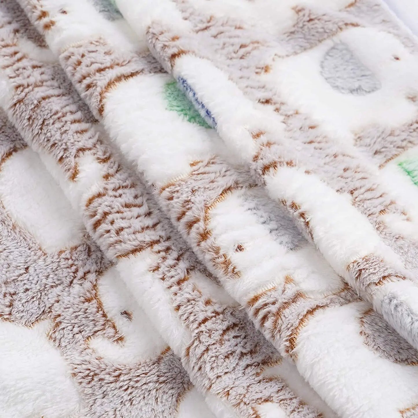 Cute Elephant Baby Blanket Newborn Swaddle Wrap Bedding Soft Warm Infant Quilt Coral Velvet Stroller Cover Babies Accessories