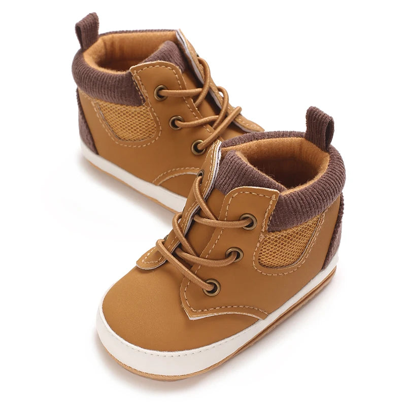 Chaussures montantes bébé antidérapantes – Souples, confortables & stylées