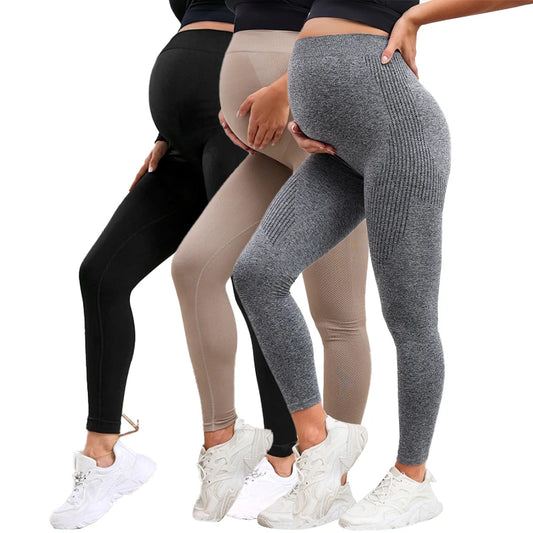Legging Maternité Slim Stretch – Maintien Doux & Confort Absolu
