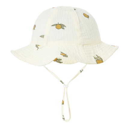 Chapeau Soleil Douce Protection™ – Bob en Coton pour Bébé (3–12 mois)