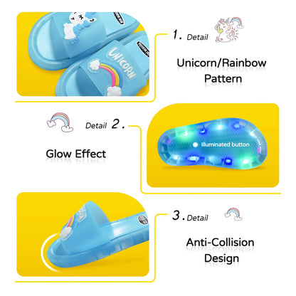 Pantoufles enfants imprimé animaux – Semelle confortable – Idéales maison & été