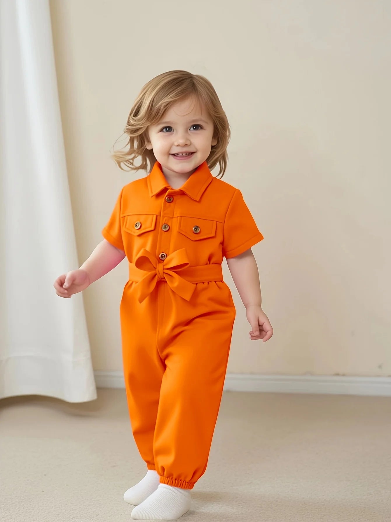 Combinaison Bébé Fille Rose Fuchsia – Look Tendance