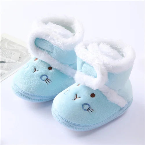 Bottines d’Hiver Douces et Chaudes pour Nouveau-Né – Premiers Pas Bébé Fille & Garçon