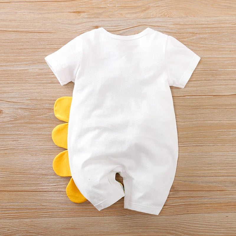 Combinaison Bébé Crocodile Mignon – Body Été en Coton Respirant