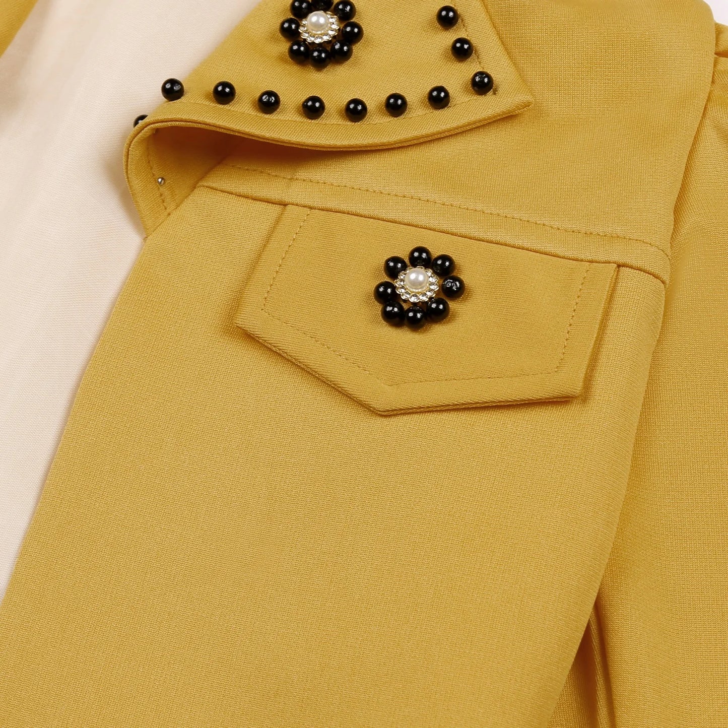 Robe Princesse Fille 2 Pièces (Robe + Veste) – Noir & Rose | Cérémonie, Anniversaire, Piano (5–14 ans)