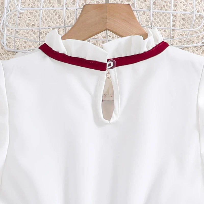 Ensemble chic jupe plissée – Style coréen (Fille)