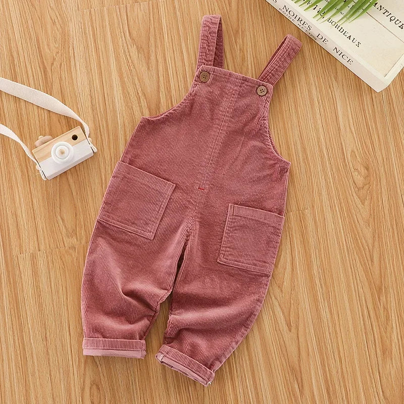Salopette Bébé en Coton Doux – Combinaison Confortable Garçon & Fille (9 mois à 4 ans)