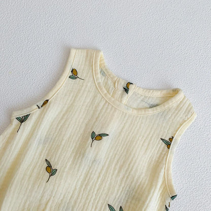 Barboteuse bébé en coton léger – Tenue d’été confortable pour nouveau-né (0-24 mois)