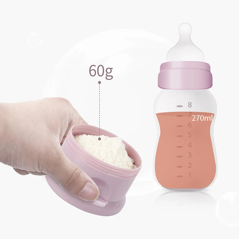 Boîte doseuse portable pour lait en poudre bébé – 3 ou 4 compartiments empilables, pratique pour sorties et voyages