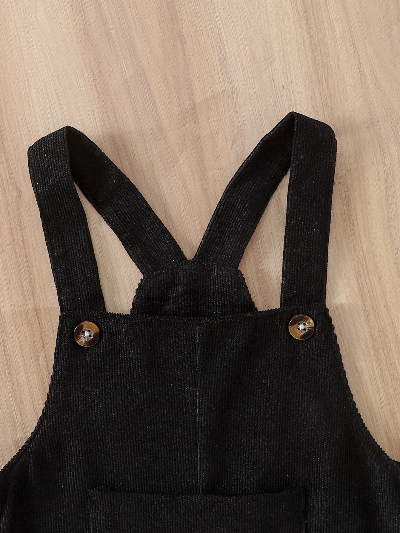 Salopette d’hiver bébé en velours côtelé – Chaude, douce et confortable, motif ourson