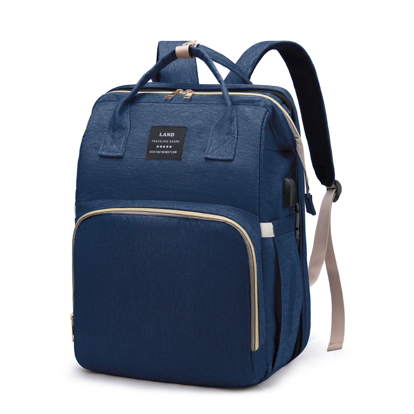 Sac à Dos Bébé avec Lit Pliable Intégré – Sac à Langer Multifonction pour Parents