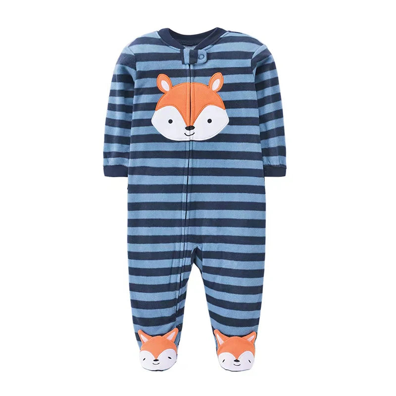 Pyjama Bébé Garçon en Coton – Combinaison Confort Printemps & Automne