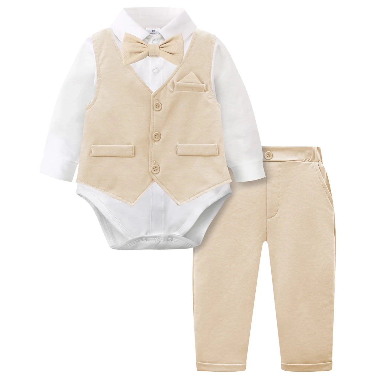 Ensemble cérémonie premium bébé garçon – Tenue habillée complète (noir)