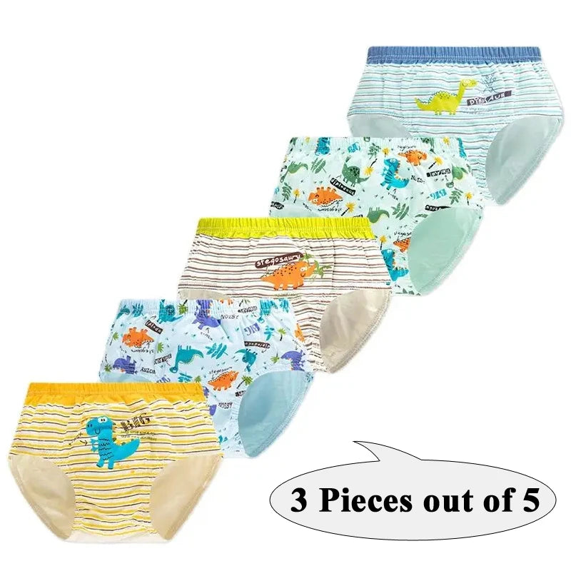 Lot de 3 Culottes Garçon en Coton Doux – Confort Petit Trésor
