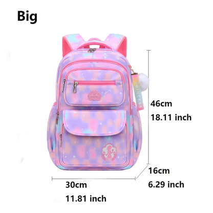 Sac à dos scolaire fille rose kawaii – Cartable léger et résistant pour école primaire