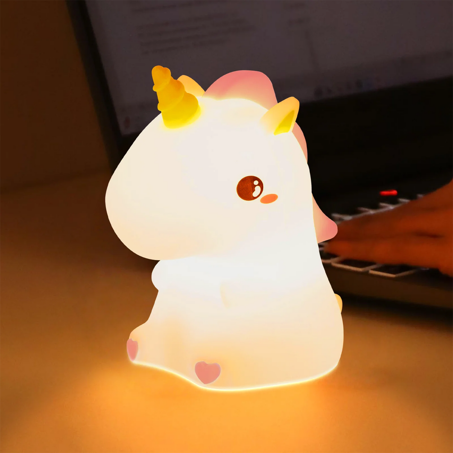 Veilleuse Animaux en Silicone – Lampe de Nuit Rechargeable pour Bébé