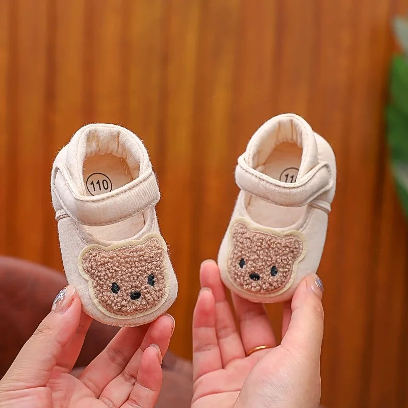 Sandales Bébé Premiers Pas – Semelle Souple & Motifs Animés (0–18 Mois)
