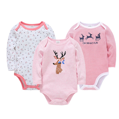 Ensemble Bébé Unisexe – Lot de Bodys en Coton Doux