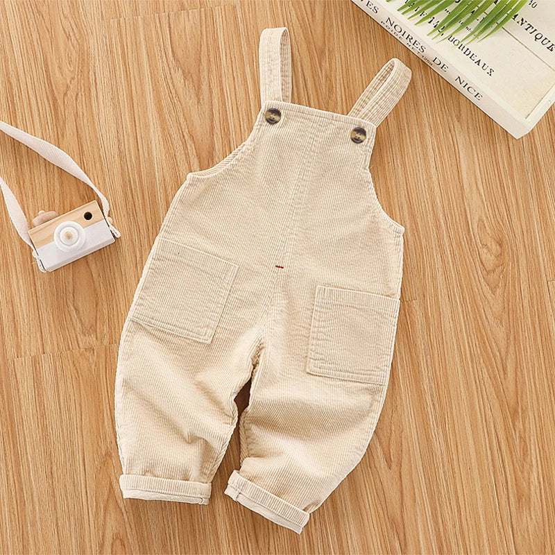 Salopette Bébé en Coton Doux – Combinaison Confortable Garçon & Fille (9 mois à 4 ans)