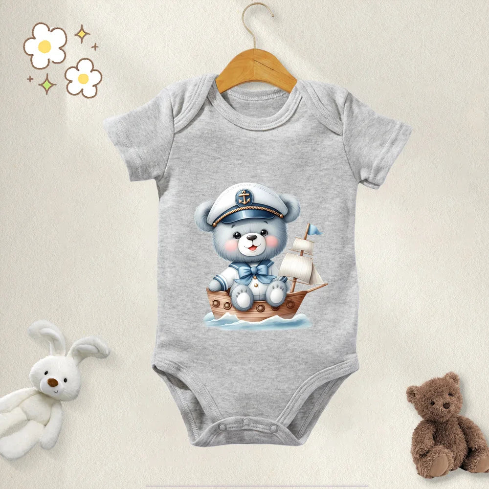 Body Bébé Petit Marin – Onesie Doux 100 % Coton