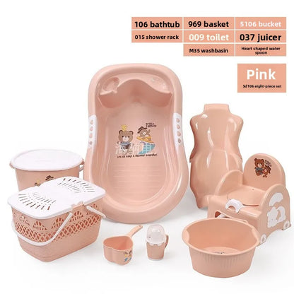 Ensemble de bain pour nouveau-né – Bassin de bain bébé complet avec accessoires