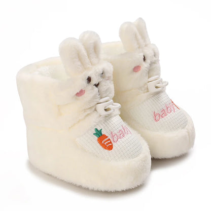 Chaussons Bébé Hiver Antidérapants – Semelle Souple Coton | Garçon & Fille