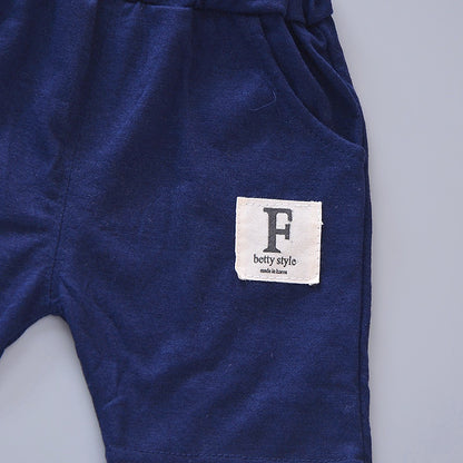 Ensemble Enfant Été 2 Pièces – T-shirt Imprimé + Short (Unisexe, 4–6 ans)