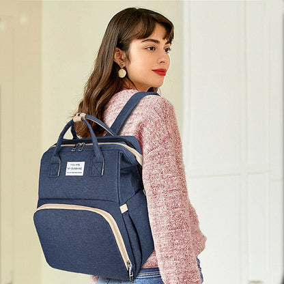 Sac à Dos Bébé Multifonction avec Lit Pliant – Sac à Langer Grande Capacité