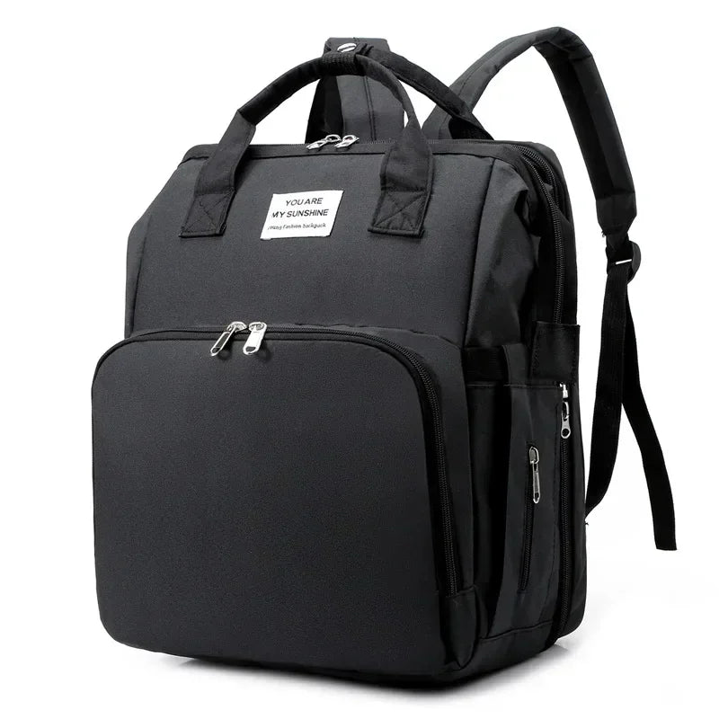 Sac à Dos Bébé avec Lit Pliable – Sac à Langer Multifonction pour Parents