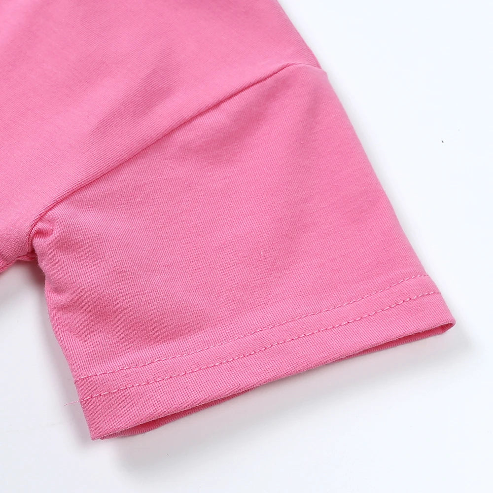 1-13Y Cotton Kids Clothes Suits Cycling Wear Biker Shorts Set Children Clothes Boys Girls Outfits Two Piece Kids Clothing Sets