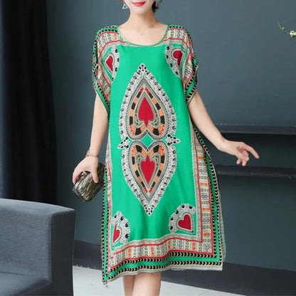 Robe de maternité bohème chic – Confort & élégance